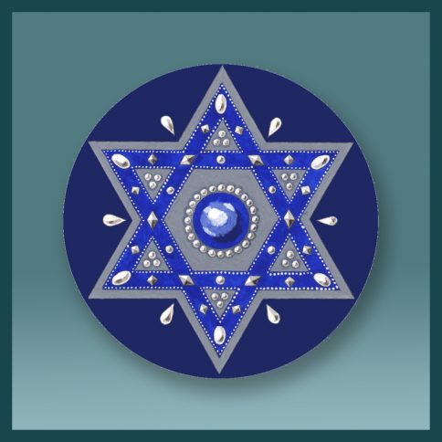 Magen David Royal Blue