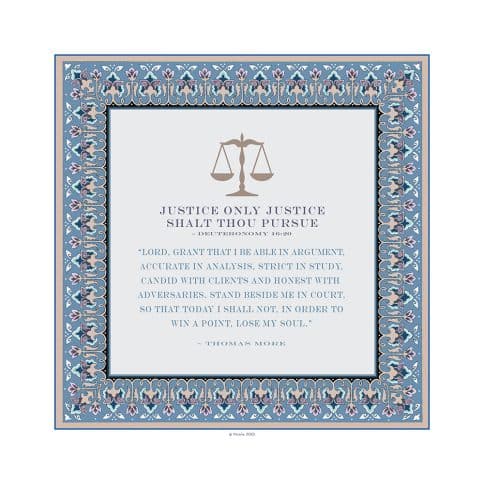 Lawyers Creed Classic Art Professions Gift by Mickie Caspi OCEAN